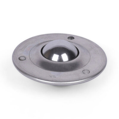 Rvs kogelpot 40 mm - rvs kogelrol - 225 kg