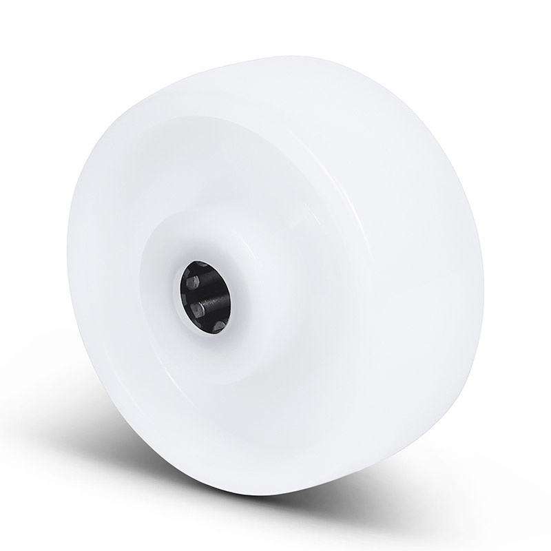 Nylon wiel 80 mm - rollager asgat 12 mm - 130 kg