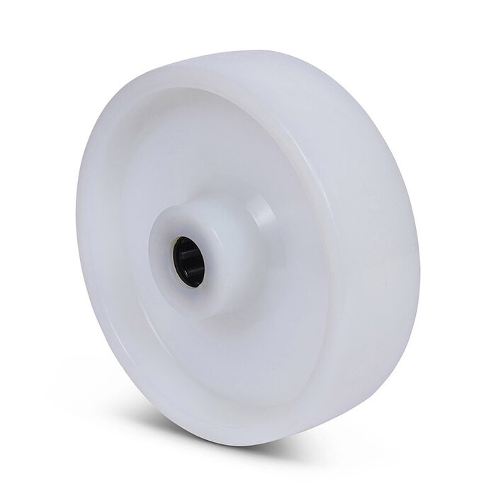 Nylon wiel 160 mm - rollager asgat 20 mm - 400 kg