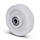 Nylon wiel 100 mm - kogellager asgat 12 mm - 300 kg
