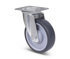TPR rubber zwenkwiel 125 mm - 135 kg