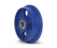 Gietijzer flenswiel 250 mm  - 2000 kg
