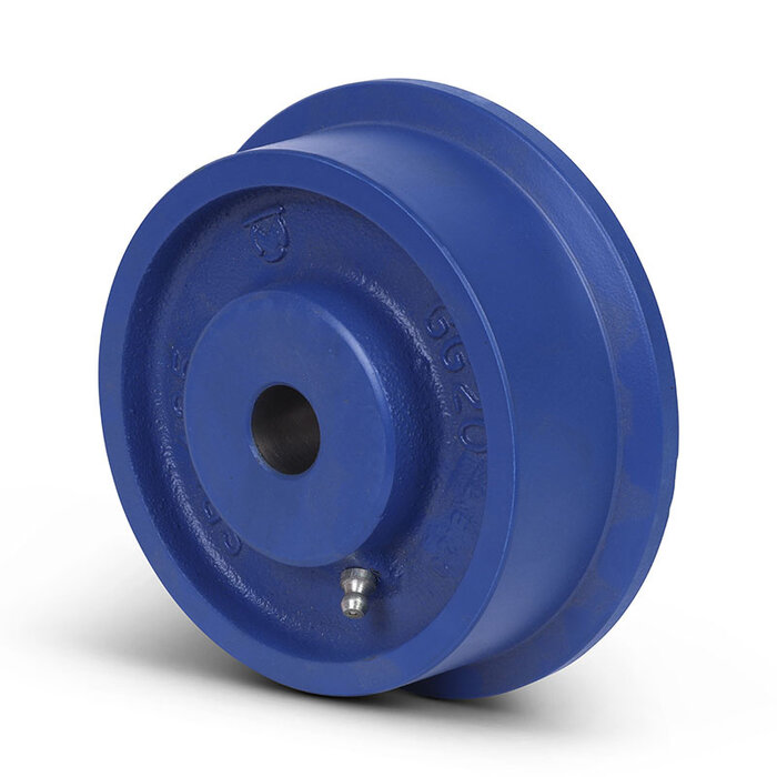 Flenswiel 100 mm - gietijzer - 800 kg