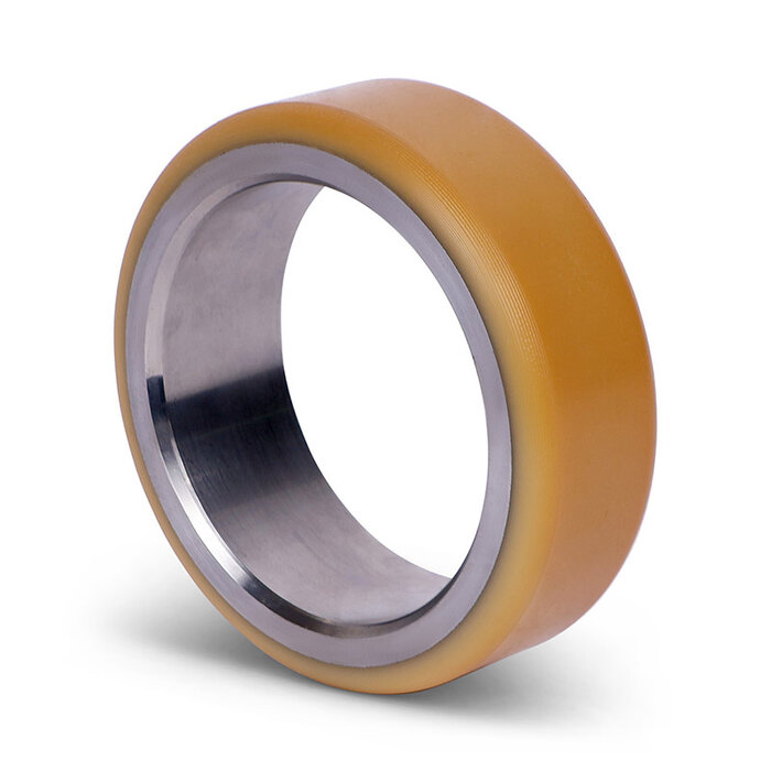 Vulkollan persband 150x65x100 mm - stalen persring - 825 kg