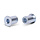 Asbus (T) - 20x10x26 mm | Staal verzinkt