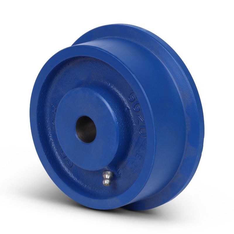 Flenswiel 125 mm - gietijzer - 900 kg