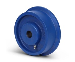 Gietijzer flenswiel 100 mm  - 800 kg