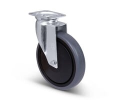 Apparaten zwenkwiel zwart 150 mm - 100 kg