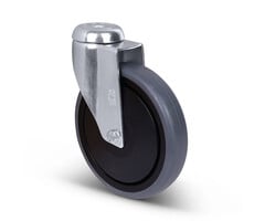 Apparaten zwenkwiel zwart 150 mm - 100 kg