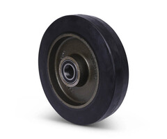 Elastisch rubber wiel 250 mm - 500 kg