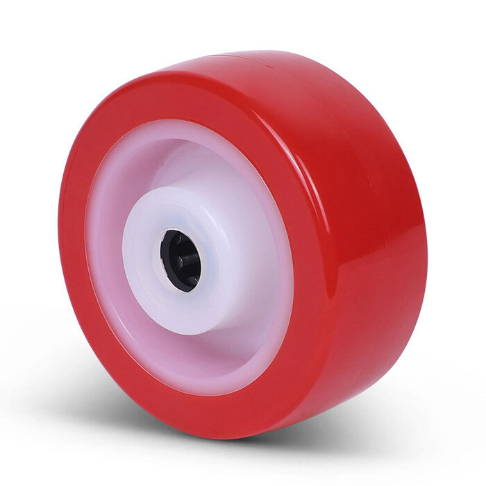 PU wiel 80 mm - rollager asgat 12 mm - 130 kg