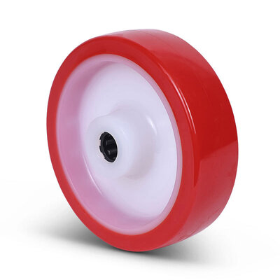 PU wiel 125 mm - rollager asgat 15 mm - 200 kg