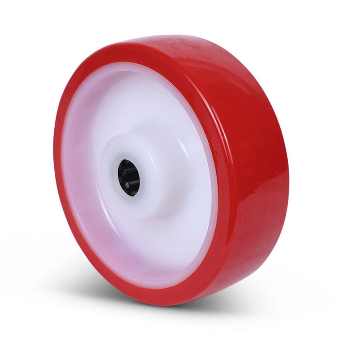PU wiel 160 mm - rollager asgat 20 mm - 350 kg