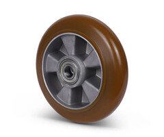 PU wiel 200 mm gebolleerd - 600 kg