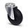 Rubber zwenkwiel 160 mm - rollager - 140 kg