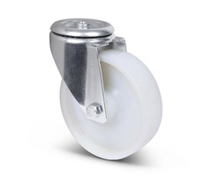 Nylon zwenkwiel 160 mm - 300 kg