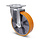 PU zwenkwiel 200 mm - kogellager - 900 kg