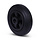 Rubber wiel 160 mm - rollager asgat 20 mm - 140 kg