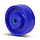 Rvs wiel 80 mm - polyamide - rollager - 150 kg