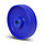 Rvs wiel 150 mm - polyamide - rollager - 400 kg