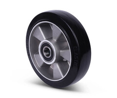 Elastisch rubber wiel 180 mm - 350 kg
