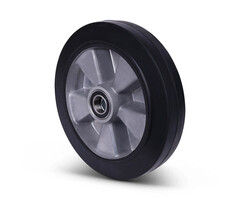 Elastisch rubber wiel 250 mm - 500 kg