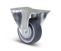 TPR rubber bokwiel 80 mm - 80 kg