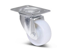 Nylon zwenkwiel 80 mm - 130 kg