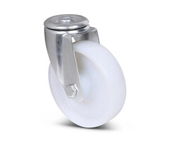 Nylon zwenkwiel 125 mm - 200 kg
