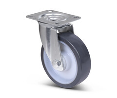 PU zwenkwiel 125 mm  - 200 kg