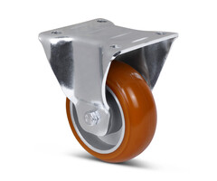 Gebolleerd PU bokwiel 100 mm - 270 kg