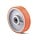PU wiel 200 mm - kogellager asgat 25 mm - 1200 kg