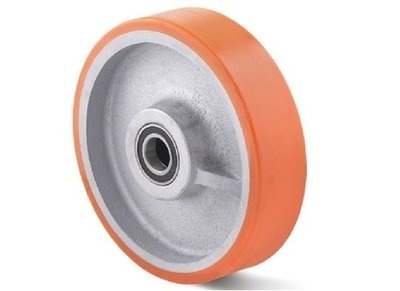 PU wiel 200 mm - kogellager asgat 25 mm - 1200 kg