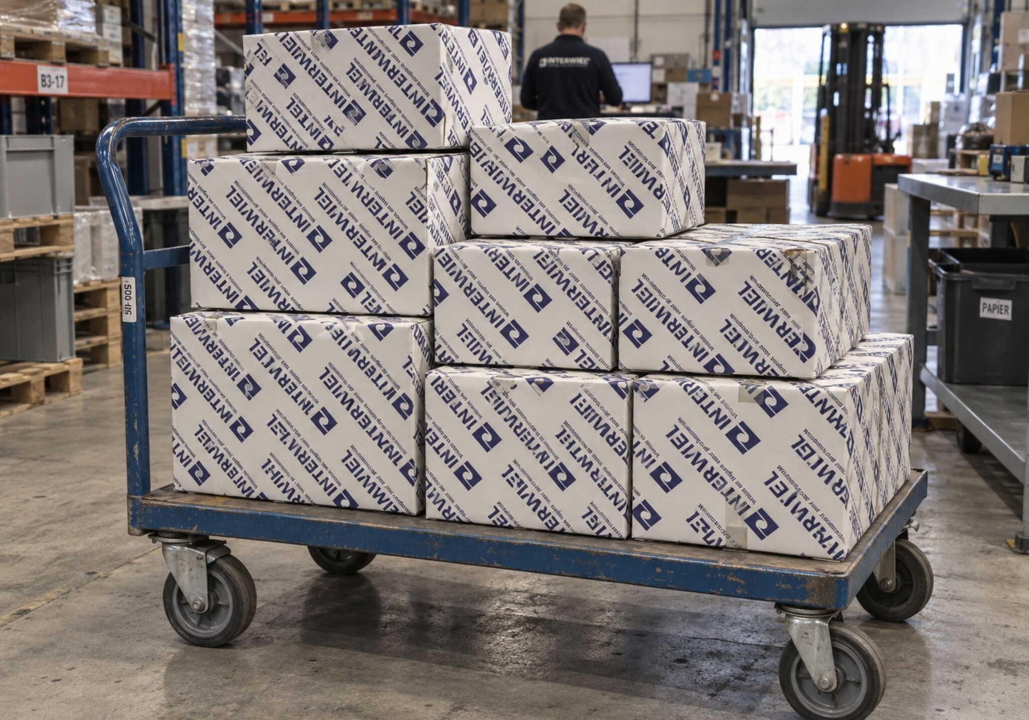 Belasting op een transportwagen