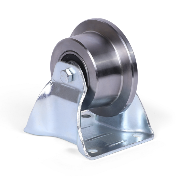 Bokwiel met flens 75 mm - Staal C45 - 350 kg