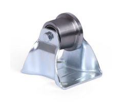 Stalen bokwiel met flens 50 mm - 350 kg