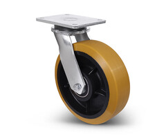 PU zwenkwiel 250 mm - 1500 kg