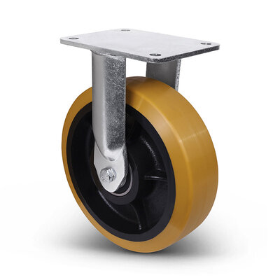 PU bokwiel 250 mm - kogellager - 1500 kg