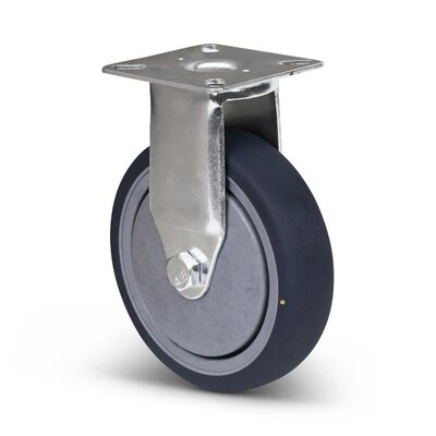 ESD Rubber bokwiel 100 mm - 70 kg