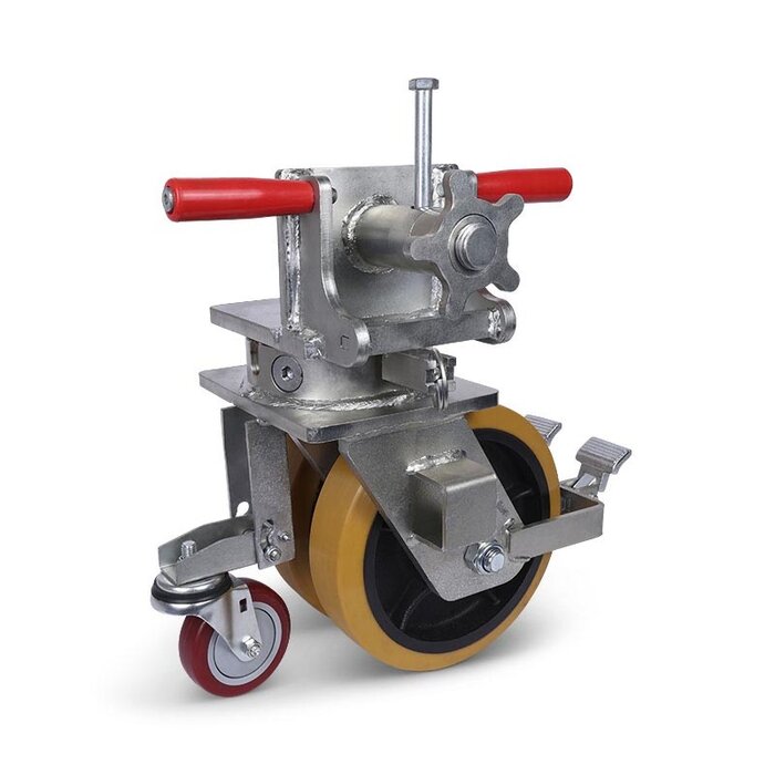 Zwenkwiel met rem 250 mm ISO zijtwistlock voor ISO zeecontainer – 3.000 kg