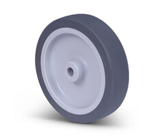 TPR Rubber wiel 100 mm - 80 kg