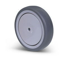 TPR Rubber wiel 125 mm - 125 kg