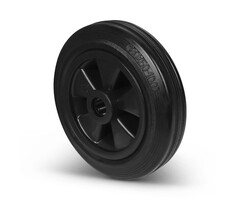 Volrubber wiel 180 mm - 170 kg