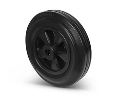 Volrubber wiel 250 mm - 295 kg