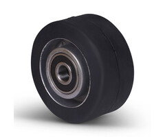 Elastisch rubber wiel 80 mm - 120 kg