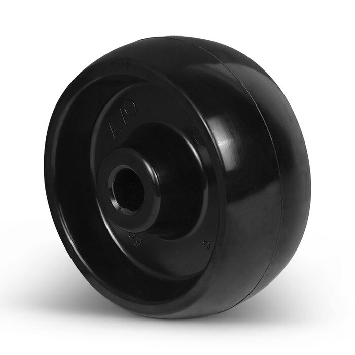 Hittebestendig wiel 80 mm - 280 graden - 100 kg