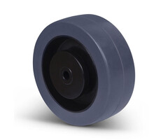 Elastisch rubber wiel 100 mm - 180 kg