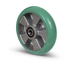 Ergonomisch PU wiel 200 mm - 700 kg