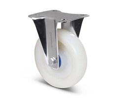 Rvs polyamide bokwiel 100 mm - 180 kg