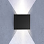 LED COB Wandlamp Vierkant Zwart